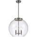 Ballston Athens LED 15.75 inch Oil Rubbed Bronze Statement Pendant Ceiling Light in Clear