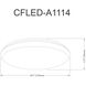 Modern LED 11 inch Polished Chrome Flush Mount Ceiling Light