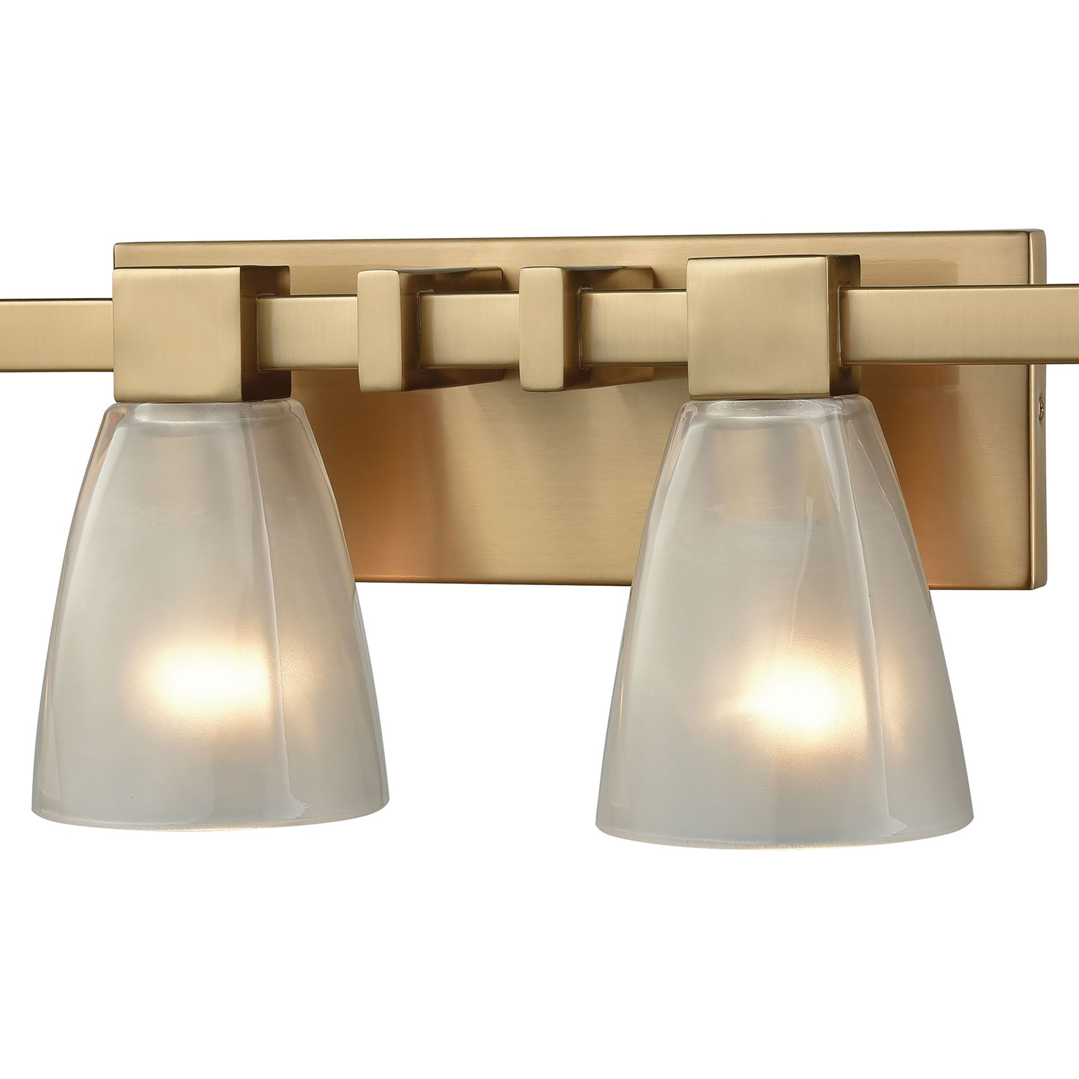 Ensley Vanity Light Wall Light in Satin Brass