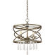 Trumbull 3 Light 16 inch Brittannia Gold Pendant Ceiling Light