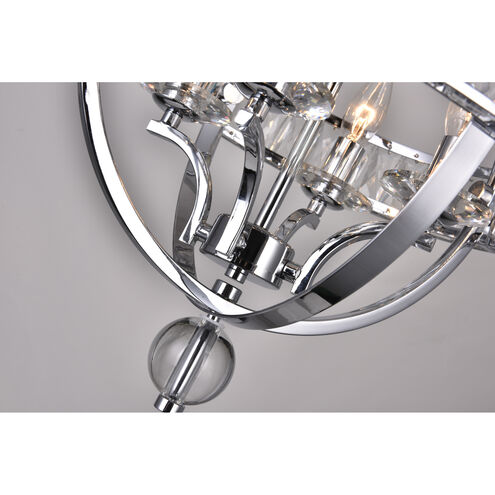 Arkansas 4 Light 16 inch Chrome Chandelier Ceiling Light