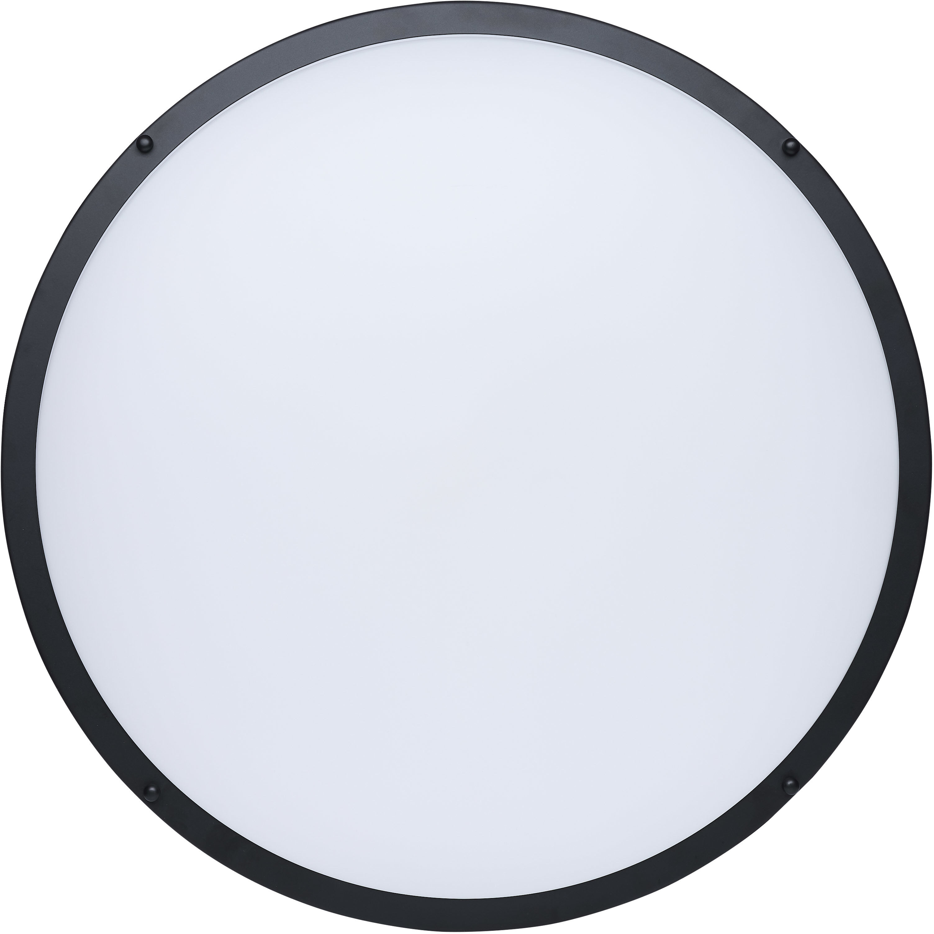 Glamour LED 23.62 inch Black Flush Mount Ceiling Light