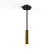 Combi LED 1.5 inch Brass Pendant Ceiling Light, Suspension / Flush Mount 2-in-1