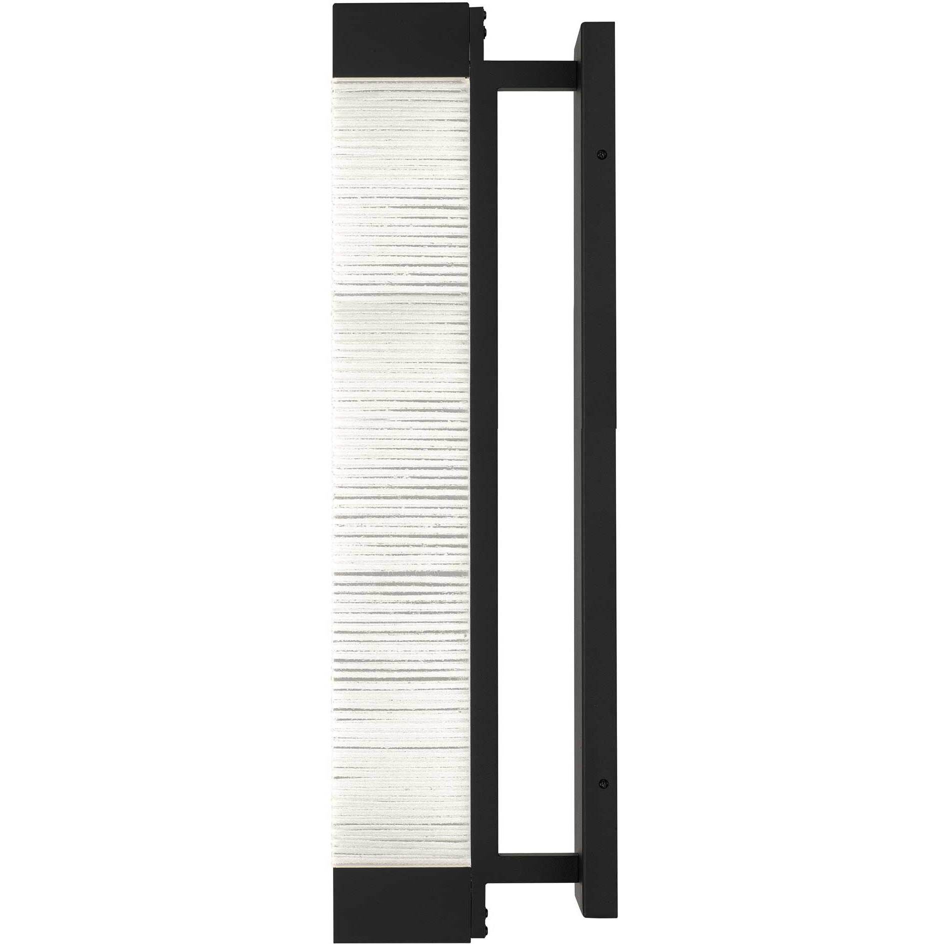Solice LED 27 inch Sand Black Outdoor Wall Sconce