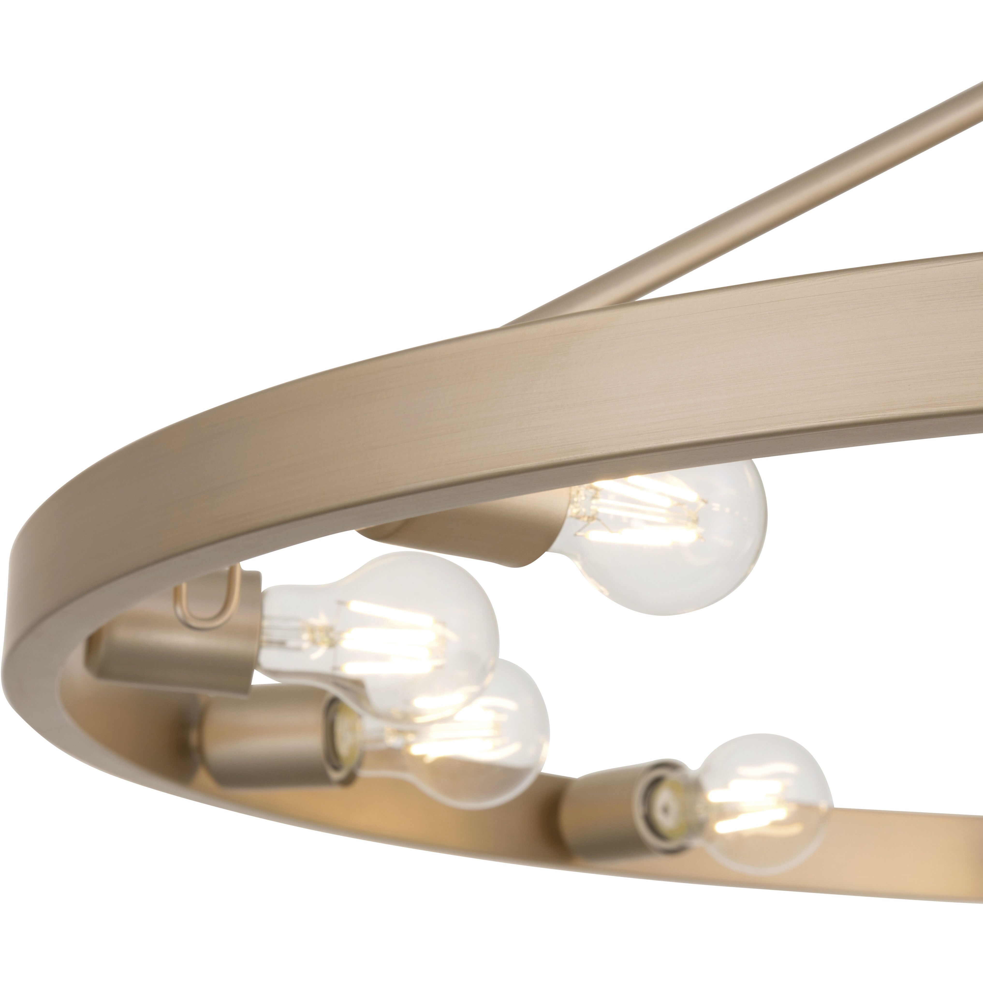 Castile 12 Light 40 inch French Gold Semi-Flush Mount Ceiling Light