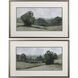Landscapes Green and Brown and Neutral and Gray Framed Art