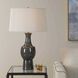 Tennille 31 inch 150 watt Warm Gray Glaze and Antique Brass Table Lamp Portable Light