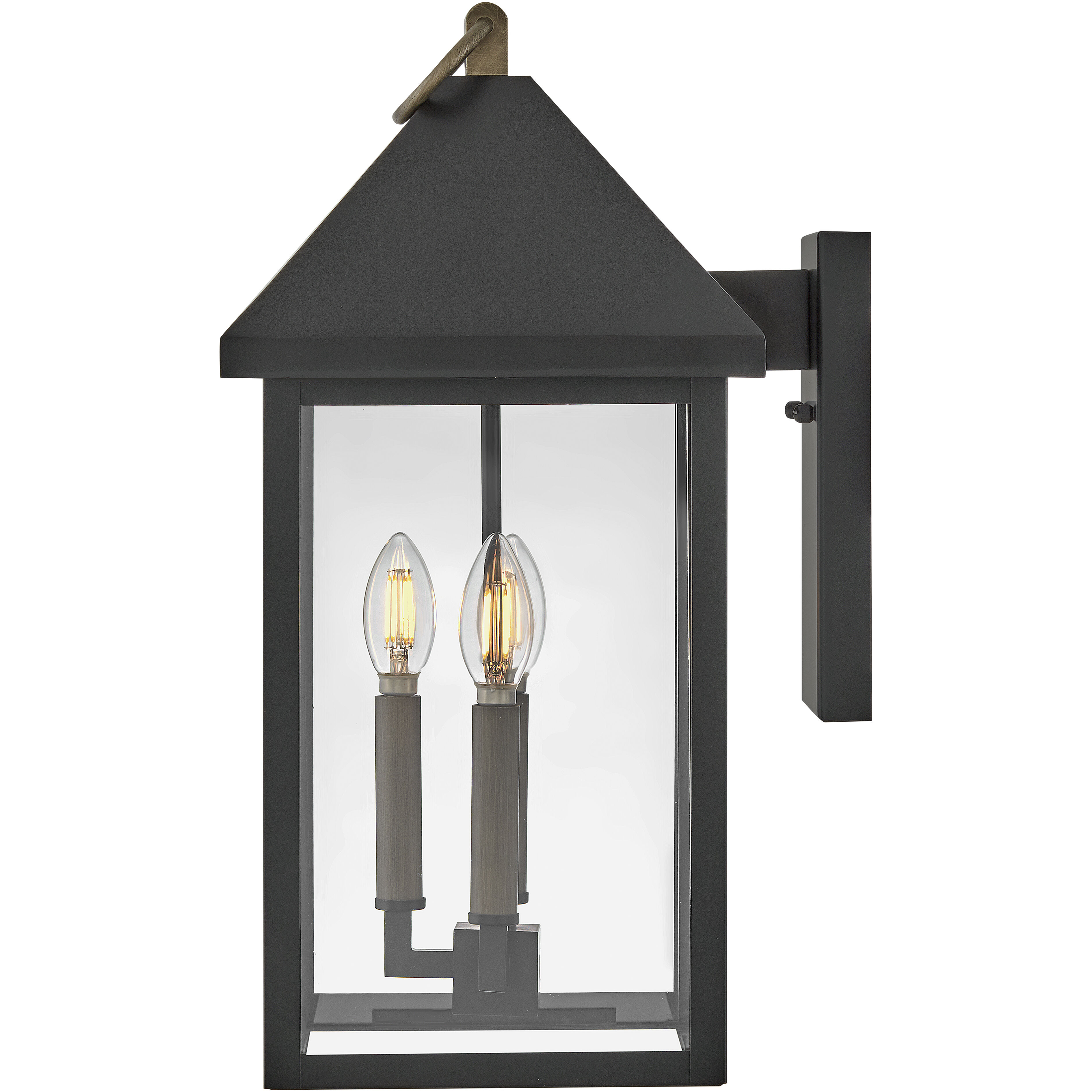 Rhett LED 19.5 inch Black Outdoor Wall Mount