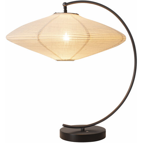 Roswell 23 inch 23.00 watt Matte Black Table Lamp Portable Light
