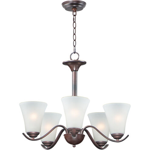 Vital 5 Light 23 inch Oil Rubbed Bronze Chandelier Ceiling Light