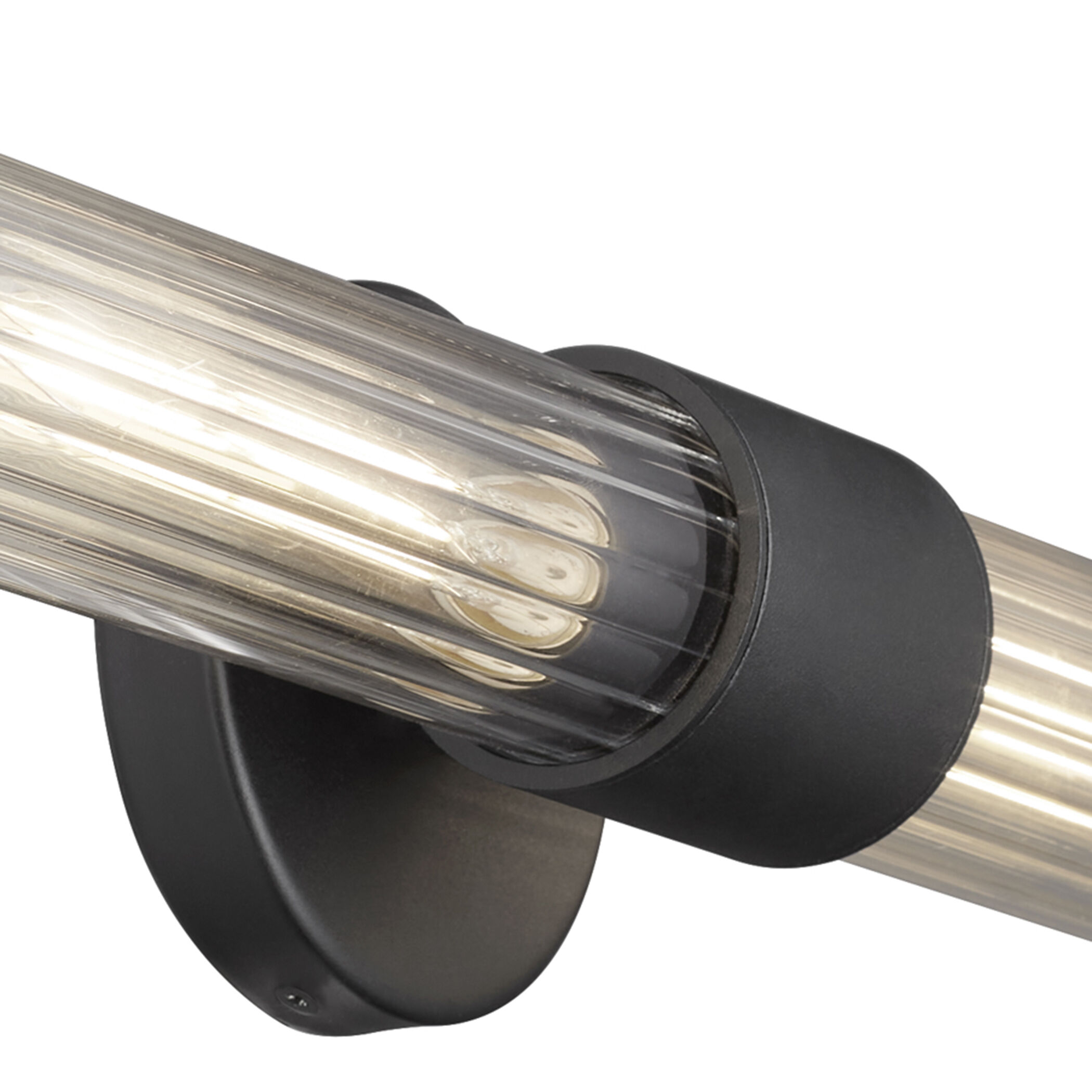 Fuze 2 Light 5 inch Textured Black Outdoor Wall Mount