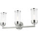 Hillcrest 3 Light 24 inch Polished Chrome Bath Vanity Wall Light