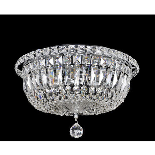 Betti 6 Light 14 inch Chrome Flush Mount Ceiling Light