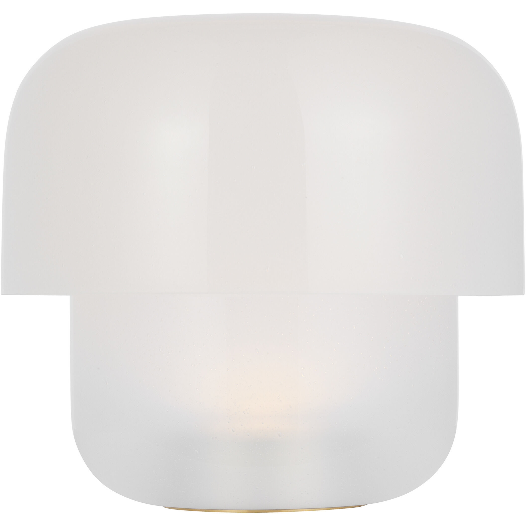 Kelly by Kelly Wearstler Bolete 9.6 inch 10.8 watt Hand Rubbed Antique Brass Table Lamp Portable Light in Seeded Cream