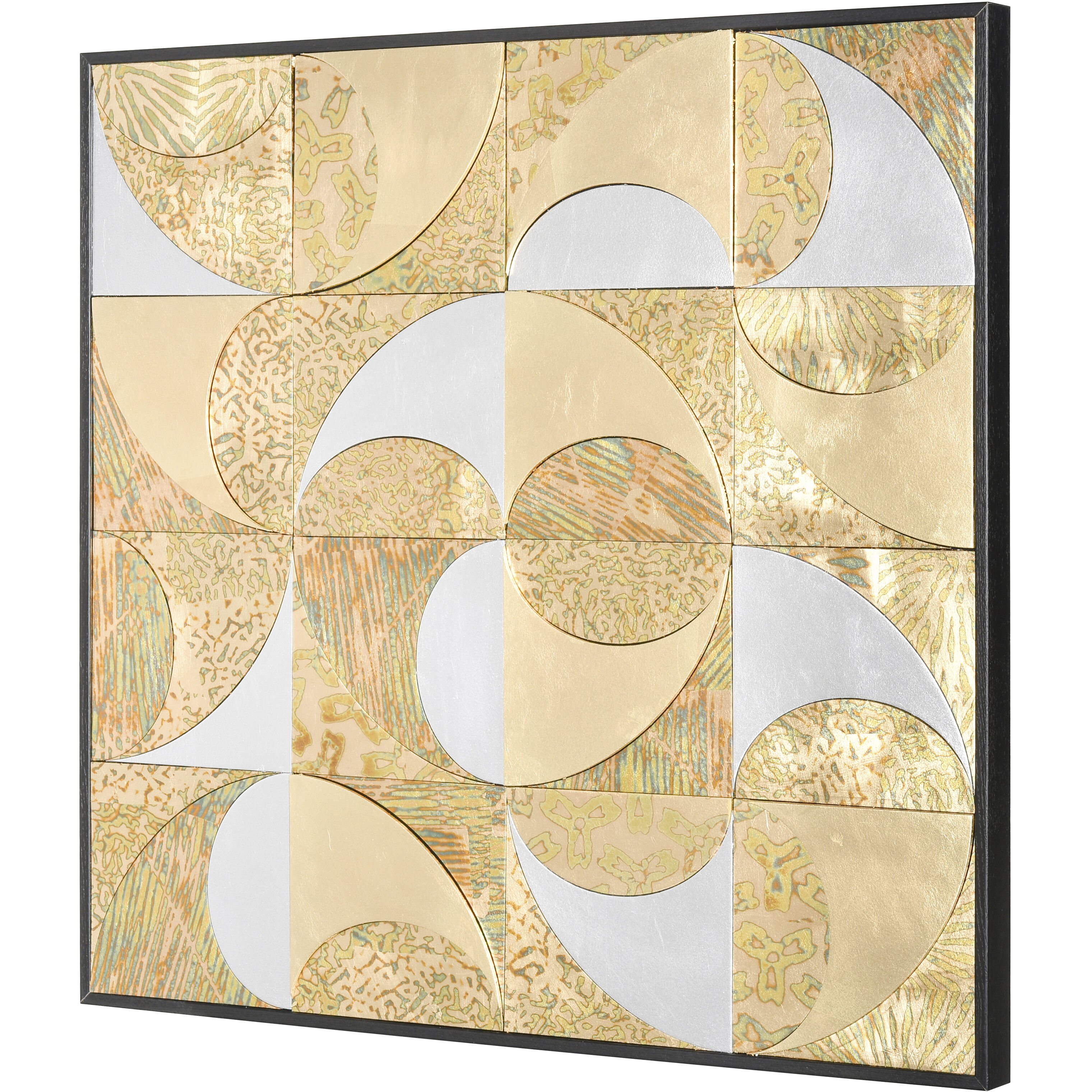 Mixed Metal Brass Wall Art