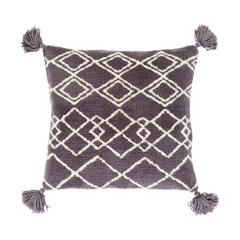 Braith 20 X 20 inch Charcoal/Cream Pillow Kit, Square