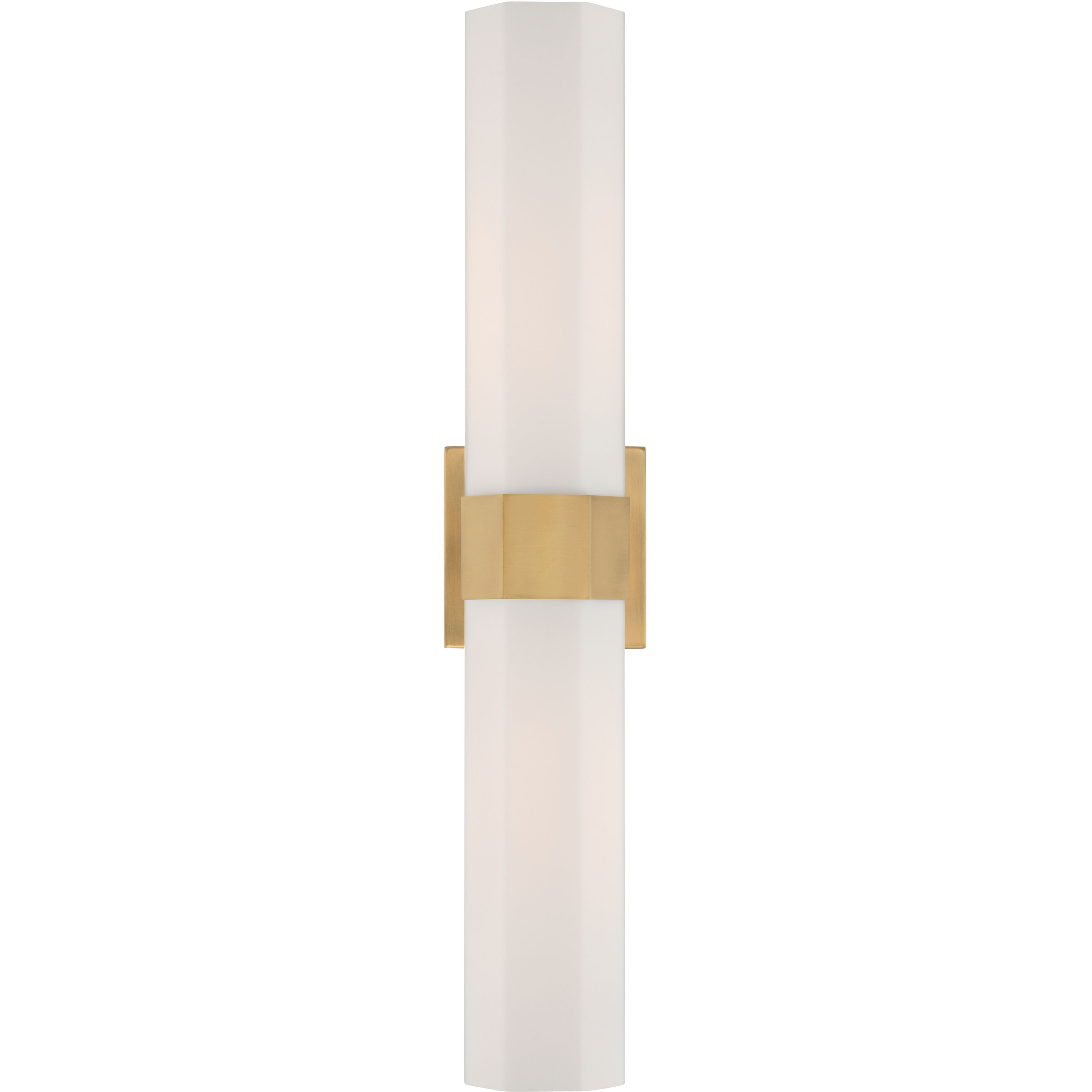 Delgada 2 Light 4.75 inch Legacy Brass Bath Bar Wall Light