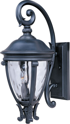 Camden VX 3 Light 24 inch Black Outdoor Wall Mount