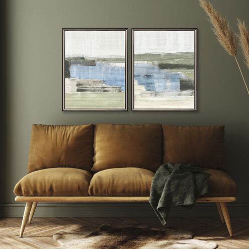 Abstract 25 X 19 inch Non-Glass Framed Art