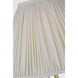 AERIN Jeanne LED 10 inch Gild Single Sconce Wall Light in Silk Pleated