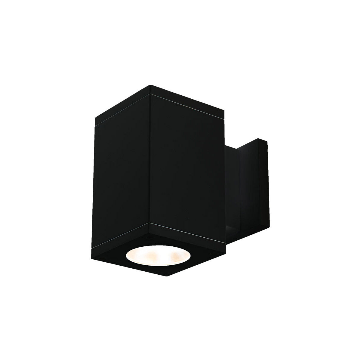 Cube Arch LED 4.5 inch Black Sconce Wall Light in Spot, 90, 3000K, Straight Up/Down