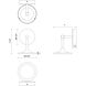 Alora Mood Issa LED 5.63 inch Matte Black Bath Vanity Light Wall Light
