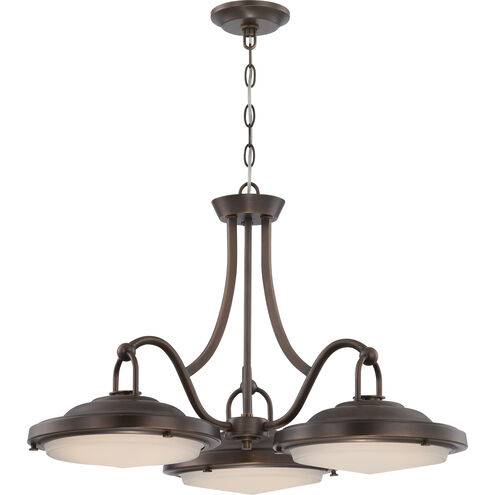 Sawyer LED 29 inch Antique Brass Pendant Ceiling Light