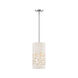 Calder 1 Light 7.75 inch Polished Nickel Pendant Ceiling Light