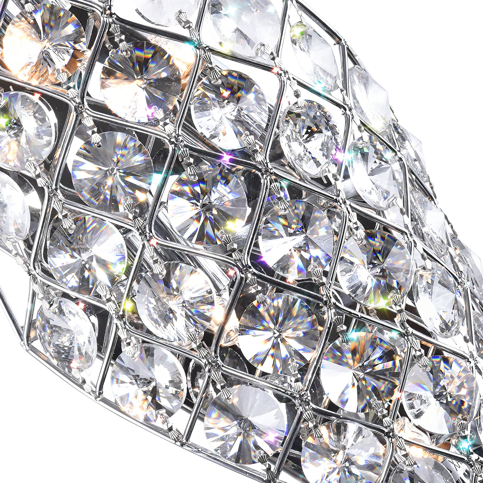 Chique LED 7 inch Chrome Wall Light