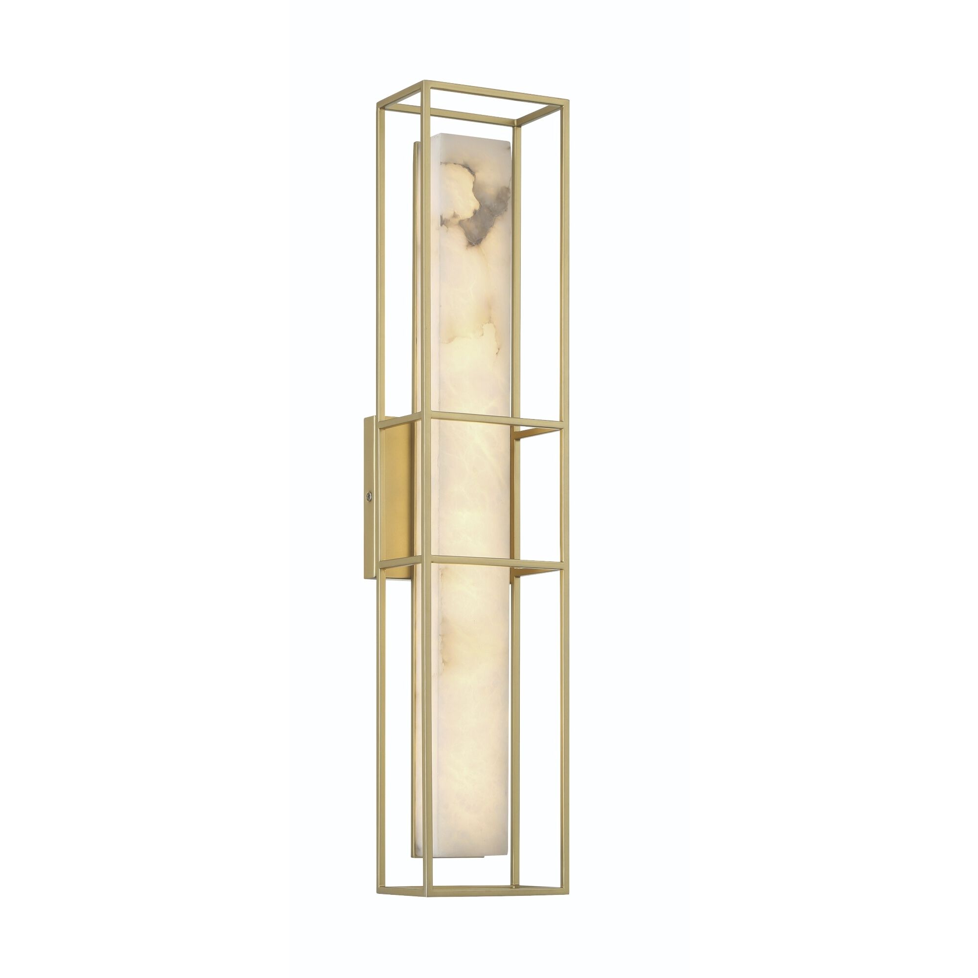 Blakley LED 24 inch Gold Outdoor Wall Sconce, Both Indoor/Outdoor