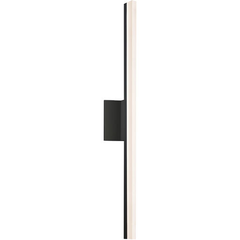 Stiletto LED 5 inch Satin Black Bath Light Wall Light