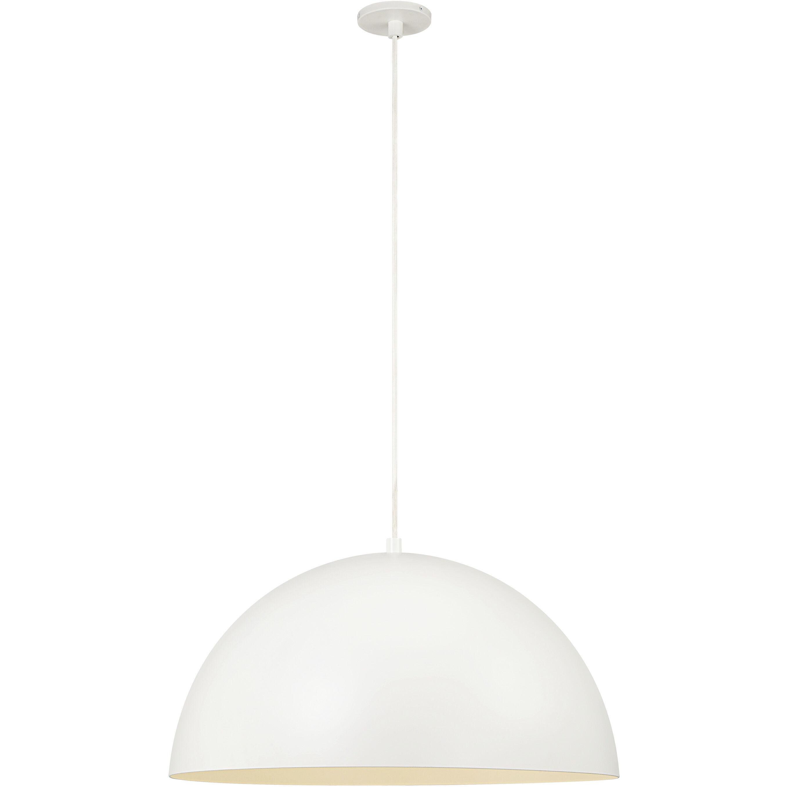 Ozona 1 Light 27.5 inch Matte Off-White Chandelier Ceiling Light