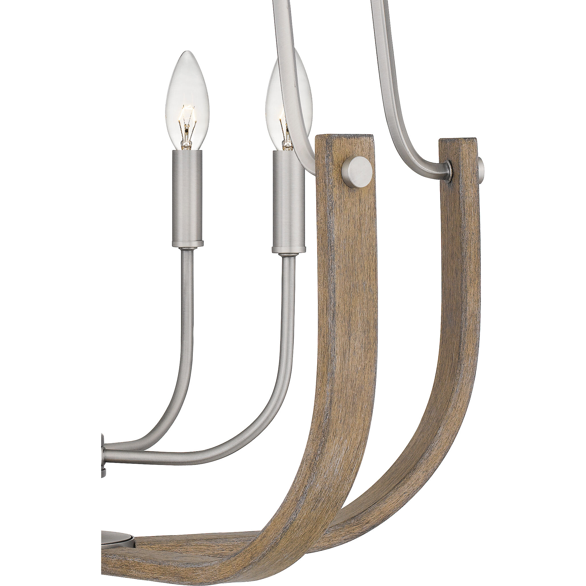 Challis 5 Light 25 inch Antique Nickel Chandelier Ceiling Light