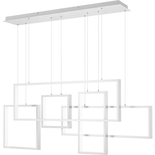 Canvas LED 57 inch Brushed Aluminum Island Light Ceiling Light