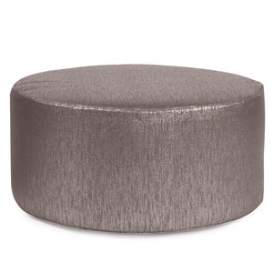 Universal Glam Zinc Round Ottoman Replacement Slipcover, Ottoman Not Included
