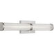 Syden LED 4.75 inch Brushed Nickel Bath Vanity Wall Light