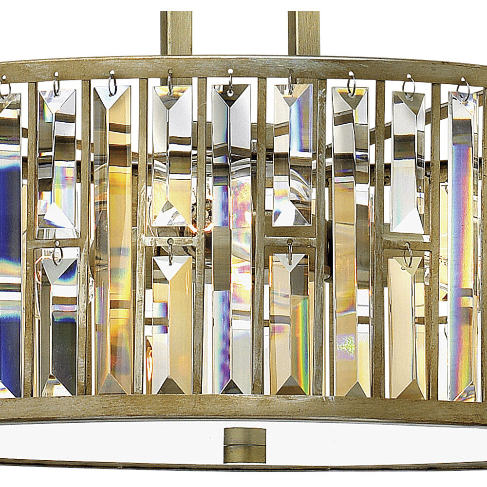 Gemma LED 21.25 inch Silver Leaf Foyer Light Ceiling Light