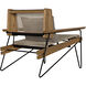 Benson Clear Coat Semi Gloss Occasional Chair