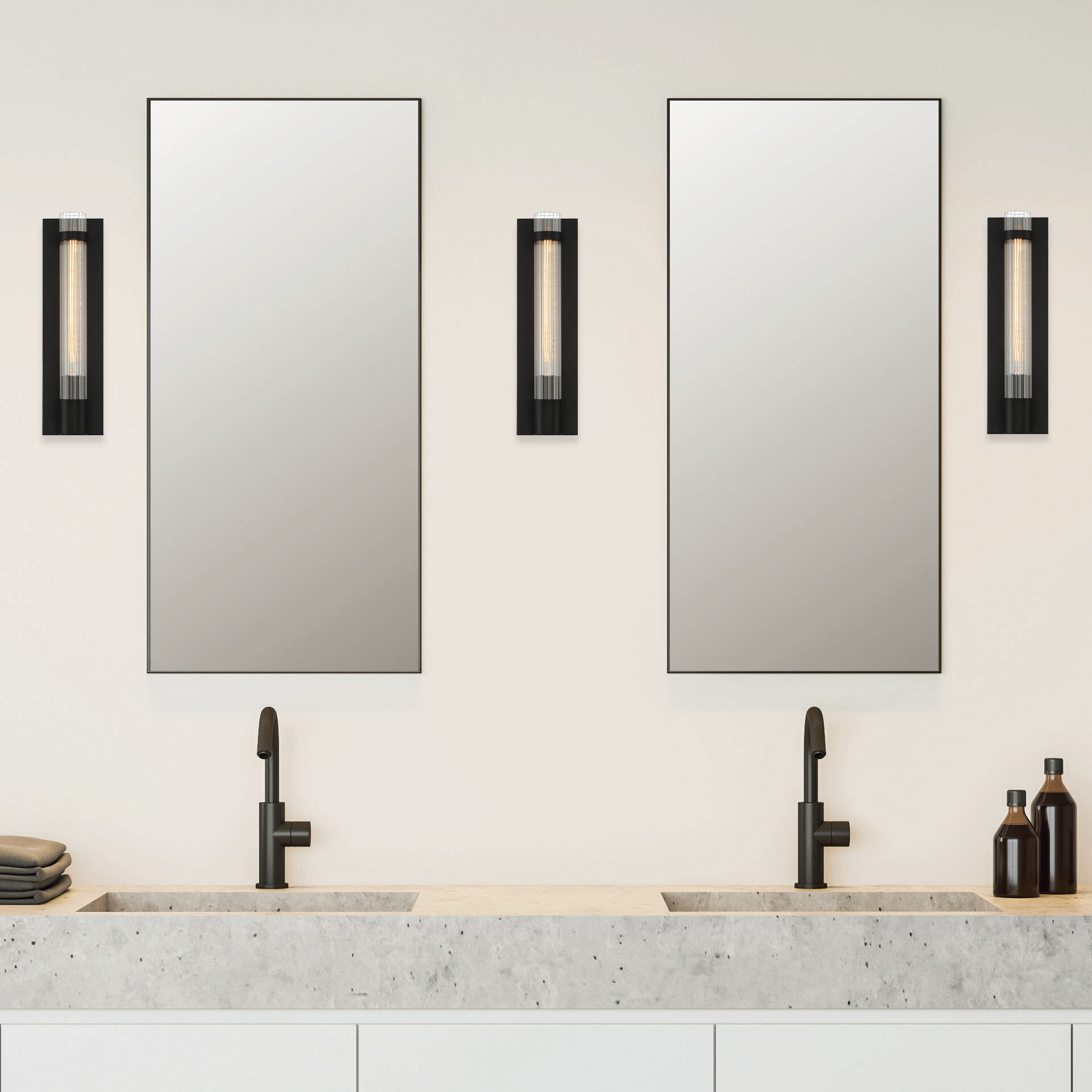 Willmar 1 Light 4.5 inch Matte Black ADA Wall Sconce Wall Light, Essentials