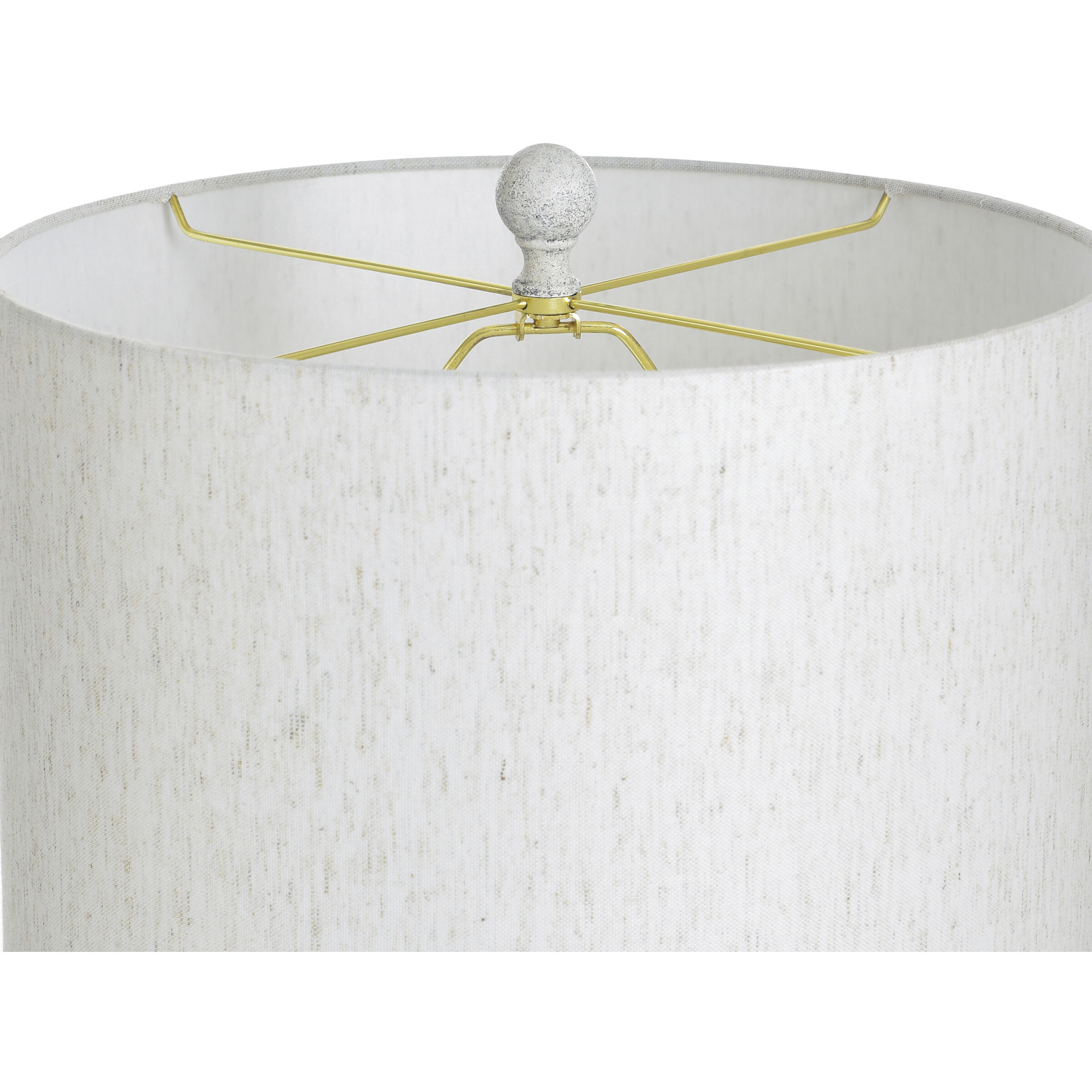 Frank 32 inch 100 watt Soyala Black and Light Oatmeal Table Lamp Portable Light