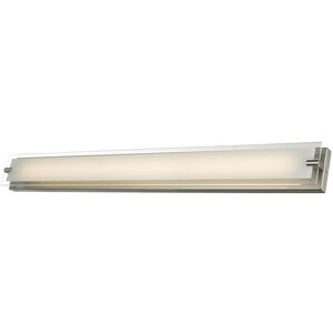 Blaze LED 40.2 inch Brushed Nickel Bath Vanity Light Wall Light