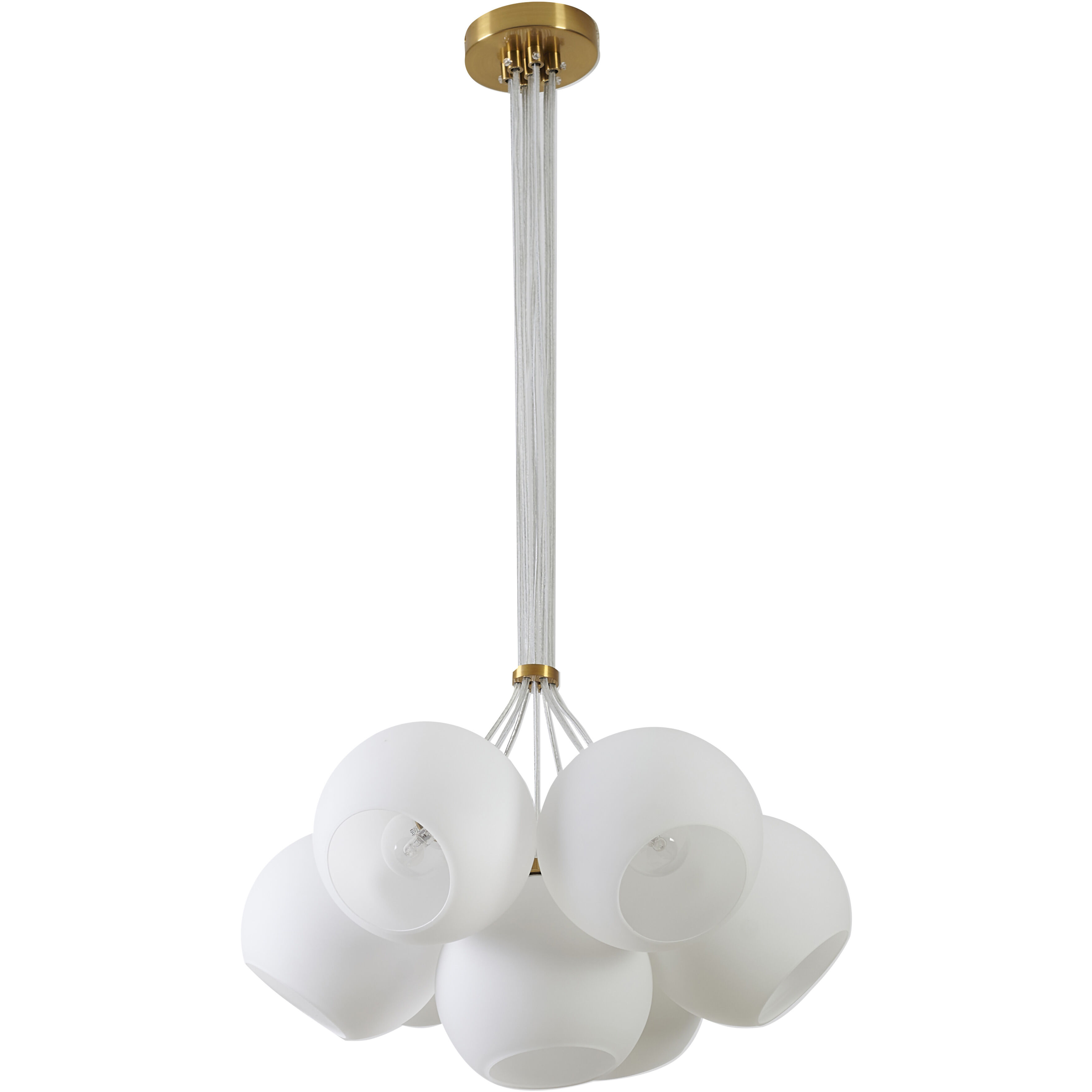 Canada 7 Light 21.25 inch Gold Chandelier Ceiling Light