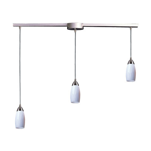 Castle 3 Light 36 inch Satin Nickel Mini Pendant Ceiling Light