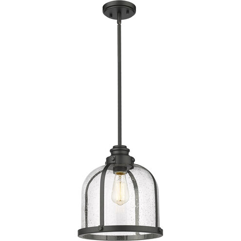Burren 1 Light 12.25 inch Matte Black Pendant Ceiling Light