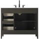 Millie 42 X 35 inch Mocha Brown Bathroom Vanity Cabinet