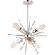 Estelle LED 19 inch Polished Nickel Pendant Ceiling Light