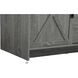 Austin 54 X 34 inch Rustic Grey Bathroom Vanity Cabinet