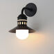 Admiralty 1 Light 14.5 inch Black Outdoor Wall Mount