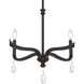 Viremont 4 Light 22 inch Matte Black Chandelier Ceiling Light
