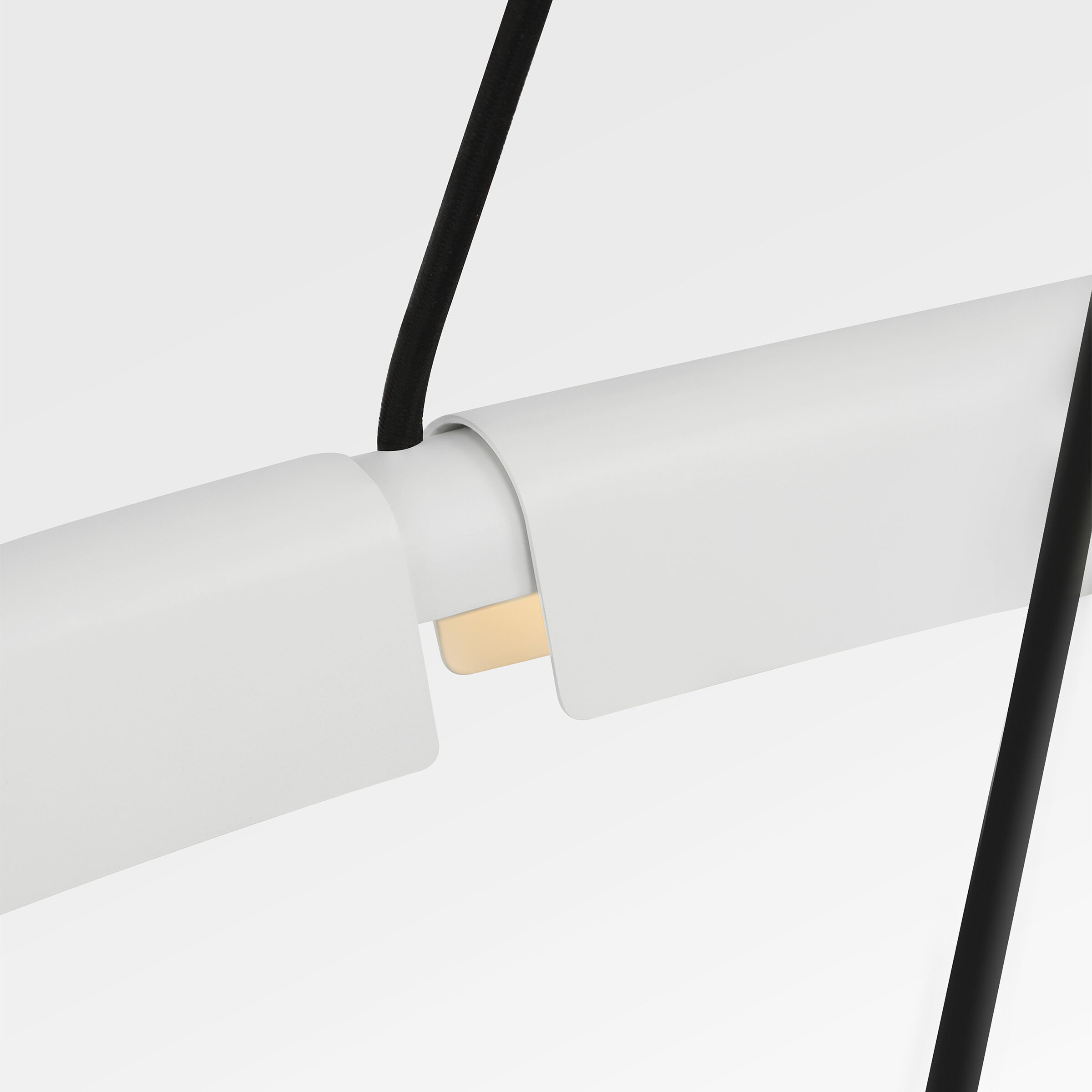 Peter Bristol Cloak LED 30.4 inch Matte White Chandelier Ceiling Light